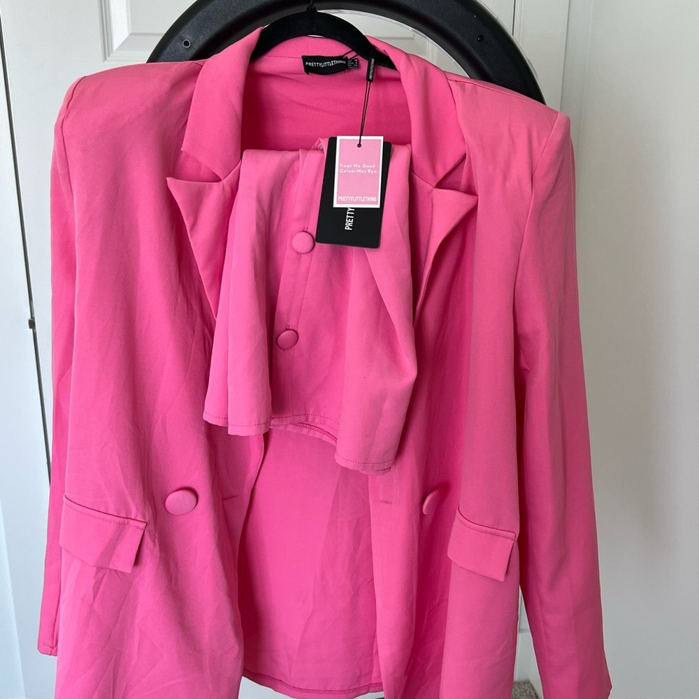 Pretty Little Thing Blazer Skirt Set NWT